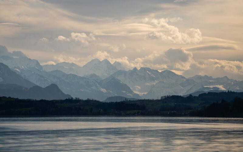 Photo mountain range